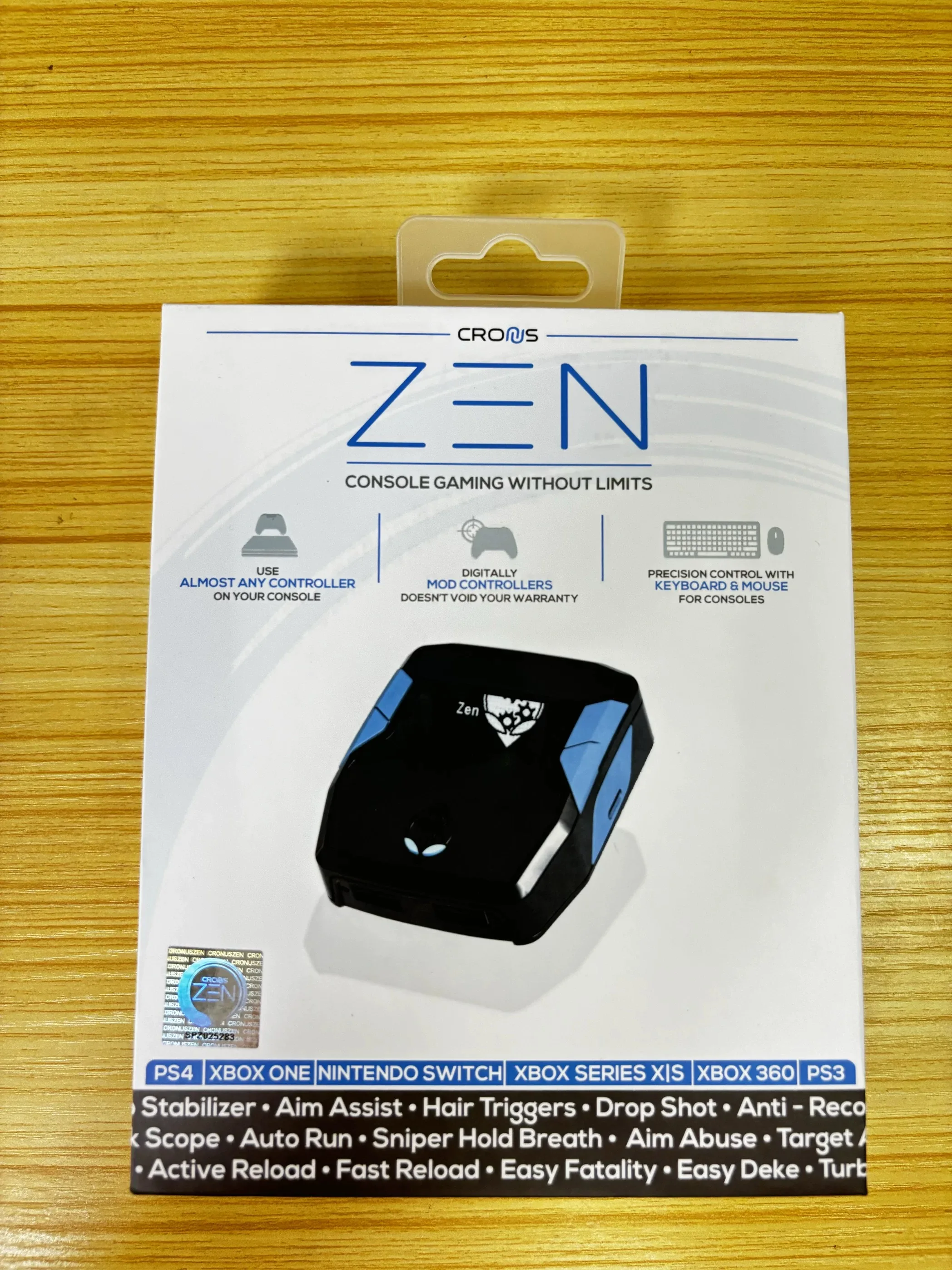 Adaptador multiconsola Cronus Zen Modded Controller para Nintendo Switch, PS3, PS4, Xbox One y Xbox 360, Plug and Play, con scripts personalizados.