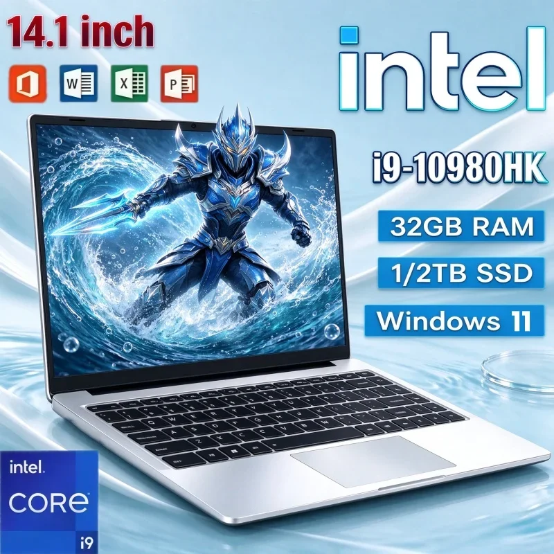 High Performance 14.1 Inch Portable Laptop Intel I9-10980HK Win11 32GB RAM 2TB SSD For Daily Job And Leisure Entertainment