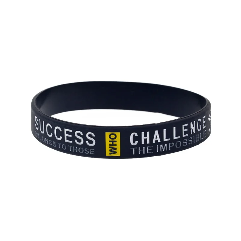 1 PC Volleyball Silicone Wristband Inspirational Sports Training Bracelet Fan Cheer Bangles Group Activity Gifts Unisex