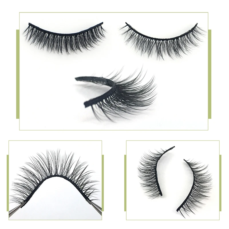 CNK Hurtownia Wodoodporny zestaw rzęs magnetycznych Klej magnetyczny Eyeliner Pen i magiczne rzęsy z pęsetą Sztuczne przedłużanie rzęs