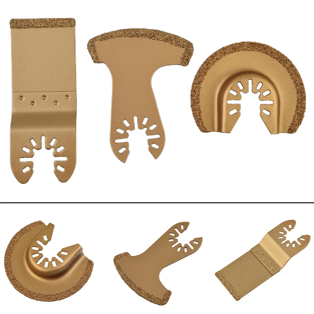 3pcs Oscillating Saw Blades Carbide Multi-Function Renovator Saw Blade Set Multi Tool Cutter Blade Power Tools Accessories