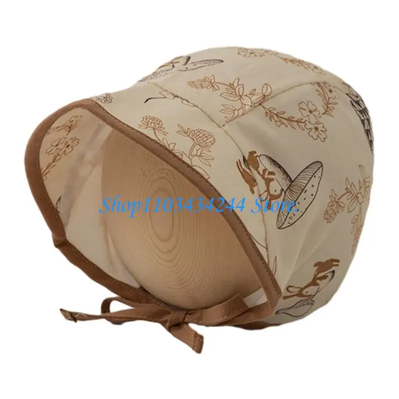 

Lace Hat Soft Hat Cotton Bonnet Cap Princess Baby Sun Protections Hat