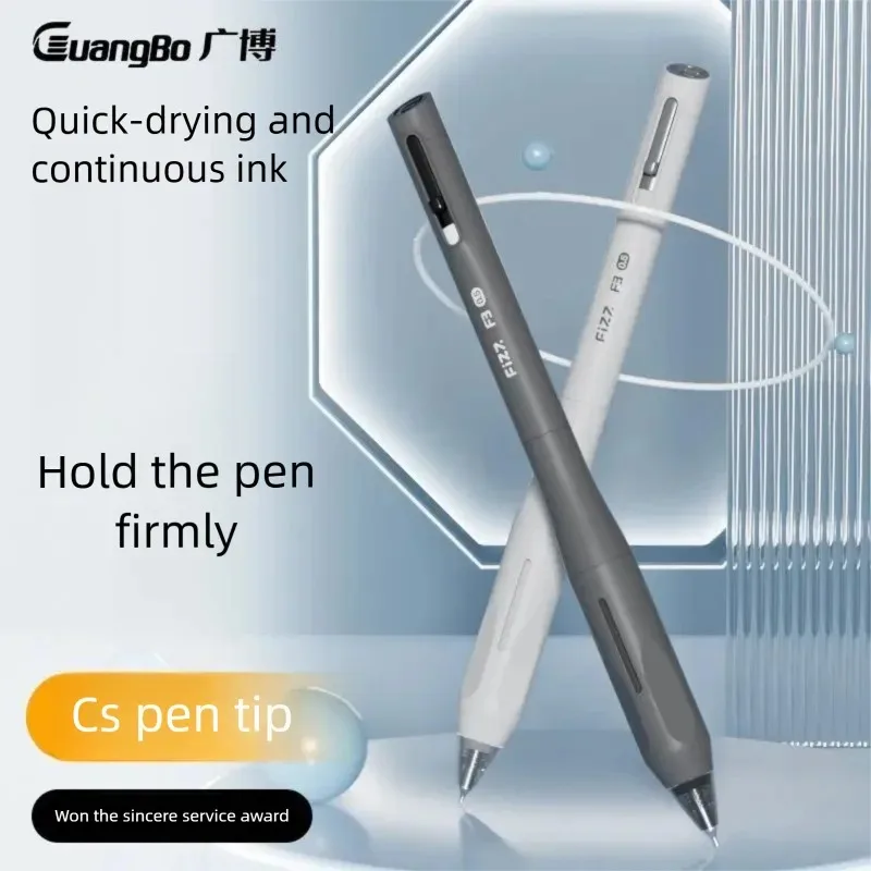 Ergonomic Design Gel Pen 0.5mm Black CS Nib Dual-Bead Quick-Dry Smooth Writing Pen for Students Exams Office High Appearance image 6