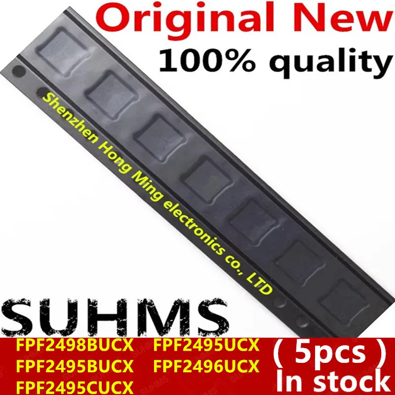 Chipset BGA, FPF2495UCX, FPF2495BUCX, FPF2495CUCX, FPF2496UCX, FPF2498BUCX, FPF2495, FPF2495B, FPF2495C, 100% novo, 5 pcs
