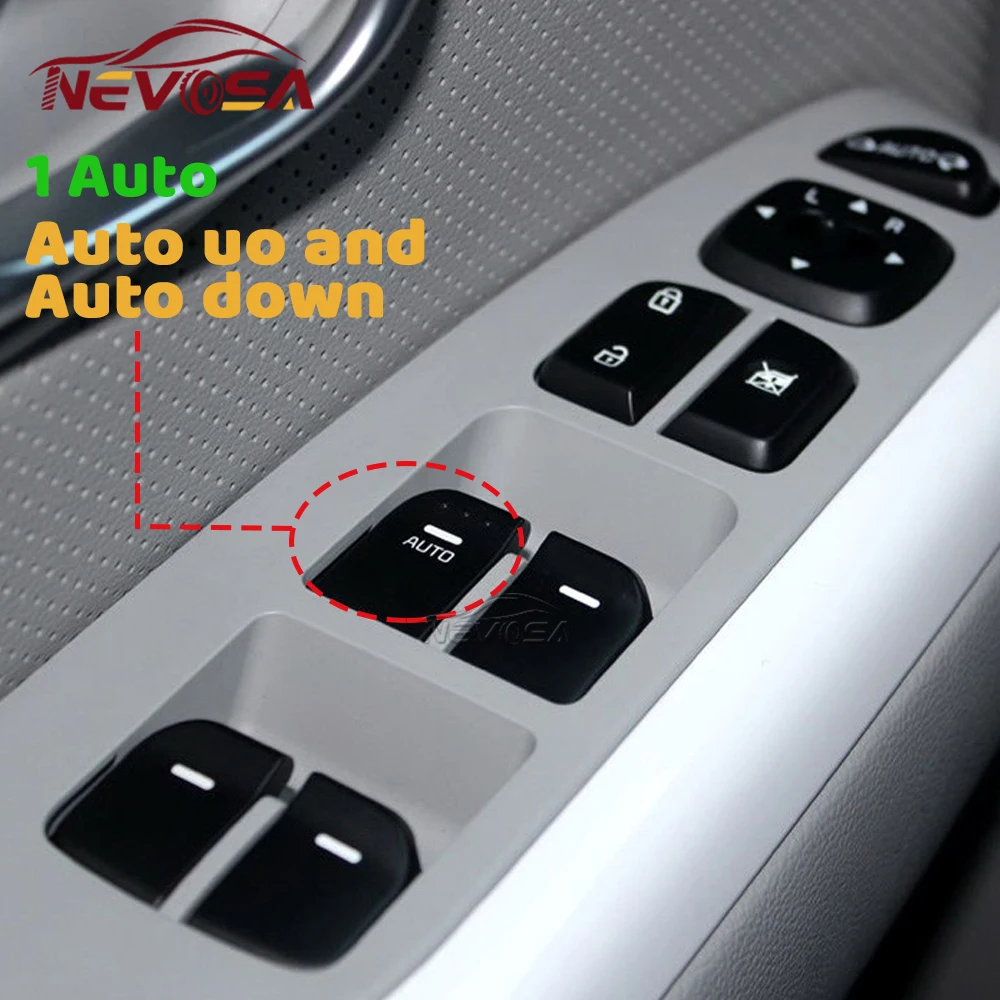 93570B2000CA لكيا سول 2014 2015 2016 2017 2018 2019 نافذة الطاقة التحكم الرئيسية التبديل رافع للزجاج زر اليد اليسرى سائق #2