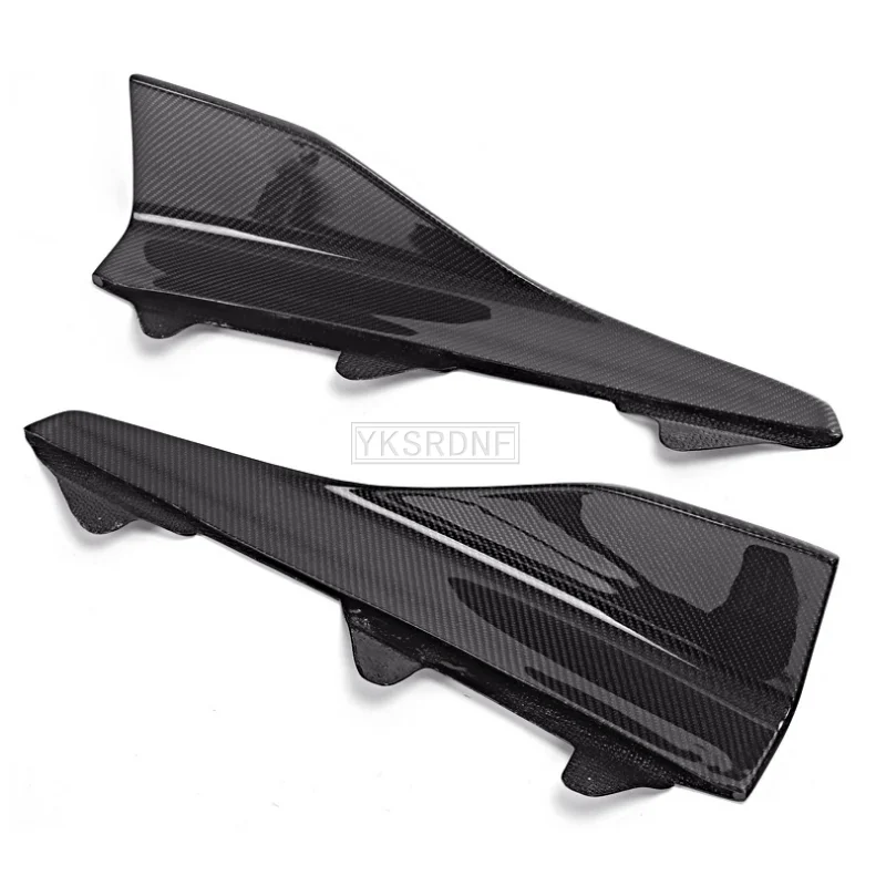 Dla BMW E60 M5 F10 G30 F22 F23 F87 M2 F32 F33 F36 F82 M4 E90 E92 F30 M3 z włókna węglowego stopnie boczne stylizacja sportowa spoiler boczny