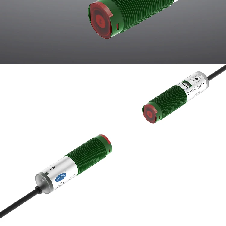 FUWEI FJY18-100PT M18 Kleiner Spot-Infrarot-sichtbarer Laser-Durchgangssensor Photoelektrischer Sengsing-Schalter – Detail 8