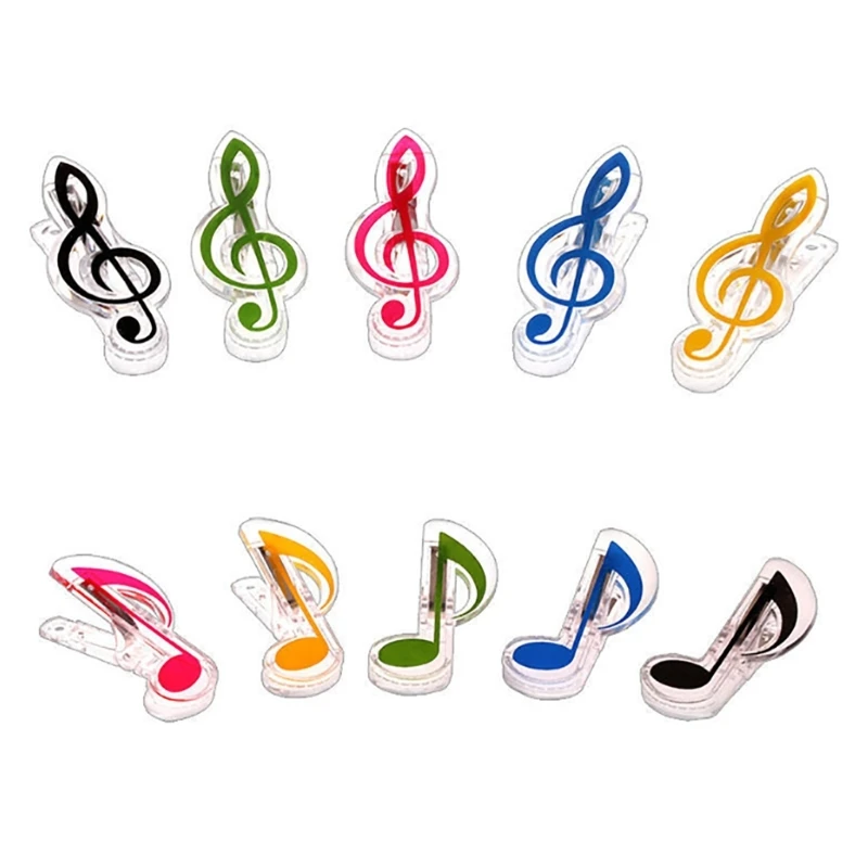 

Music Notes Clip Music Clip Book Page Clip Plastic Big Music Stationery Book Clip Music Book Page Holder Practice Parts