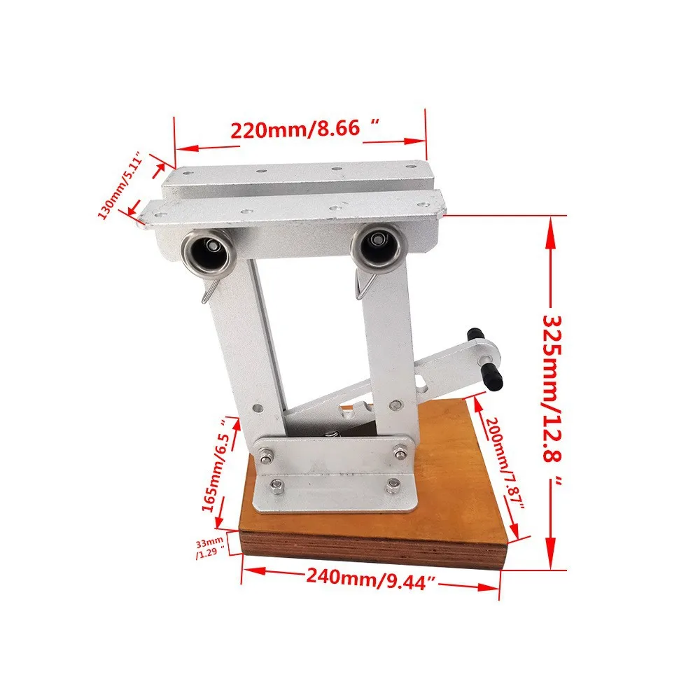 Aluminum Outboard Motor Brac ket with Marine Plywood Base Plate, Marine Engine Mount, Boat Hardware & Yacht Accessories