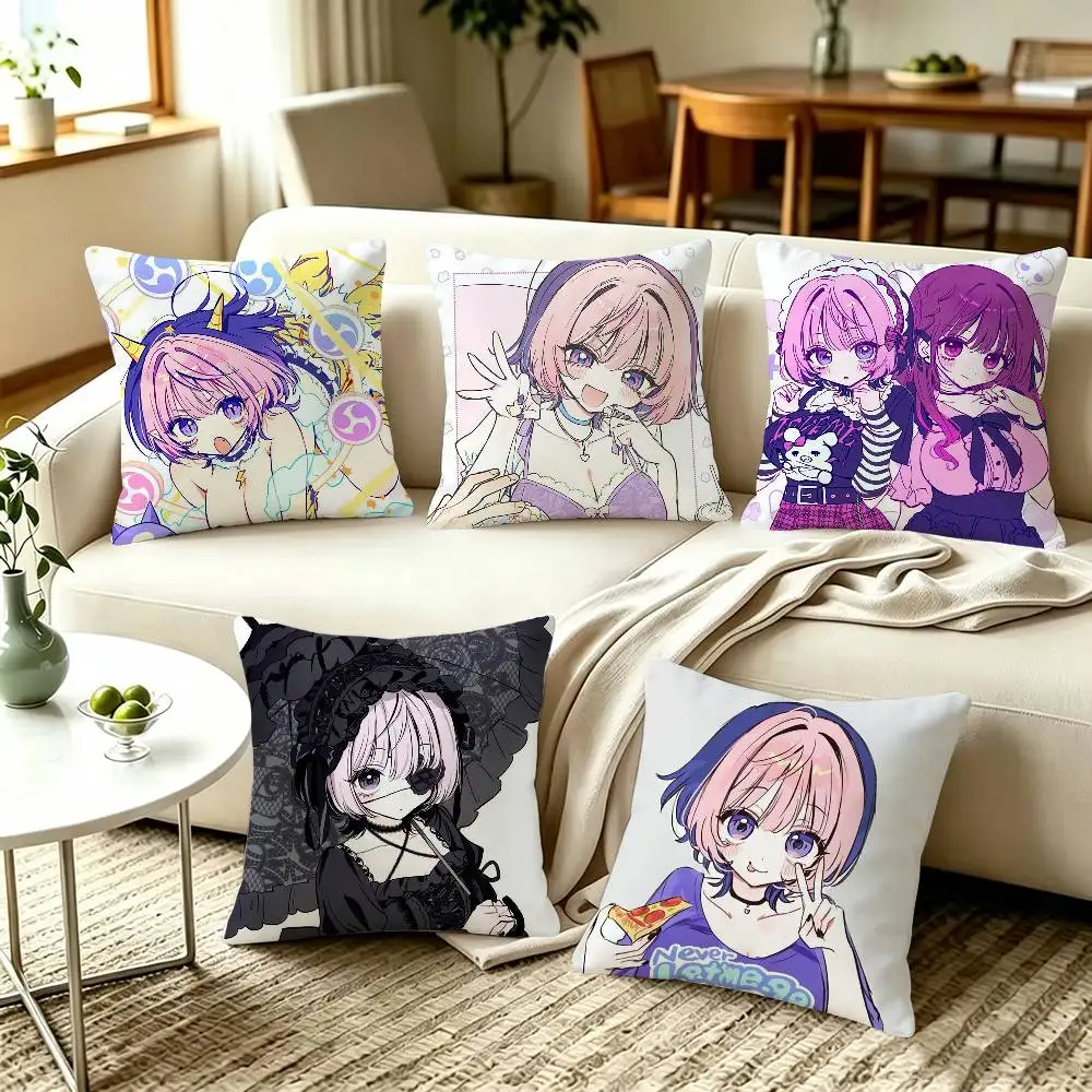 Noa-senpai wa Tomodachi.  Home Sofa Cushion Covers and Aecorative Custom Pillow Covers