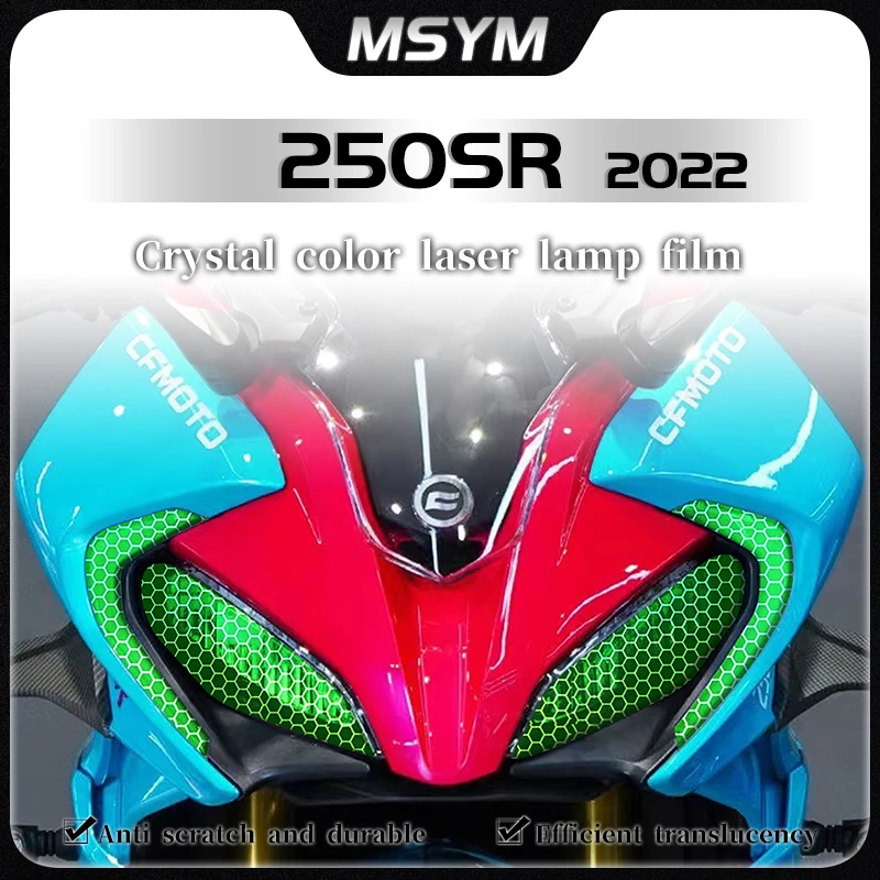 

Headlight tail light film honeycomb laser film sticker modification accessories For CFMOTO 250SR 250sr racing version 2022