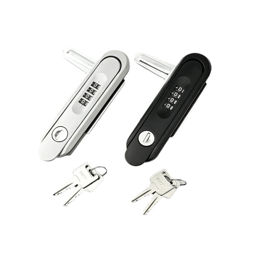 Alloy Material Password Lock Waterproof Heavy Duty Security Lock Key Included Panel Mount Type Metal Cabinet Lock For Cabinet