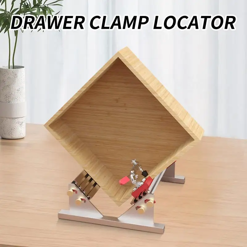 

Drawer Clamp Tool Right Angle Positioning Clamp With 4 Limiters Adjustable Spline Clamp Multi-Size For Milling Table Saw