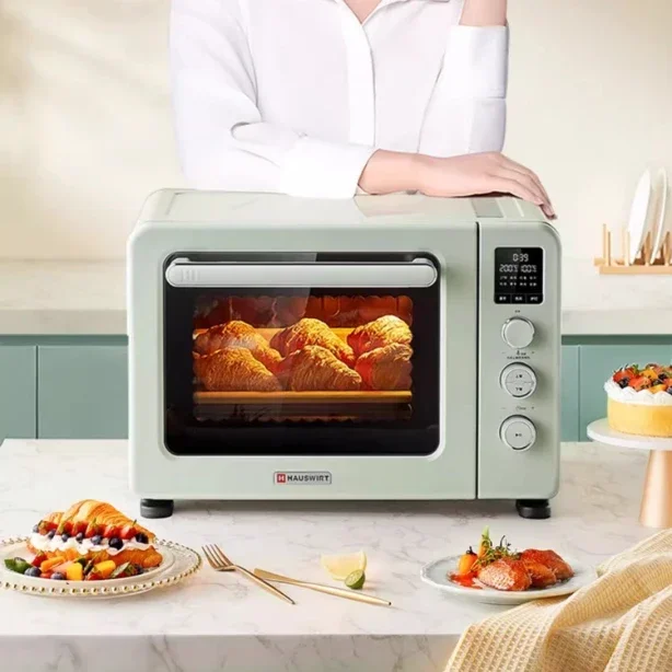 Household Large Capacity Electric Oven with Multifunctional Baking, Mini Design New Energy Saving and Anti-scalding