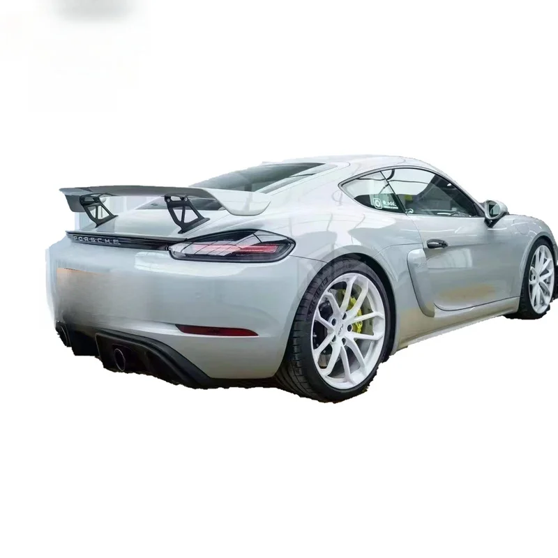 Carbon Fiber GT Style Rear Spoiler Trunk Wing for Cayman 718 Boxster