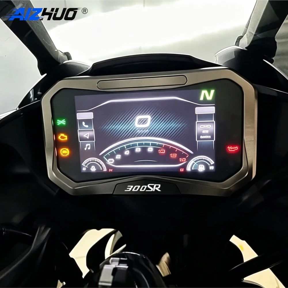 For CFMOTO CF MOTO 300SR SR 300 CF300SR 2023 2024 2025 2026 TFT Meter Frame Cover Screen Glare Shield Instrument Display Guard