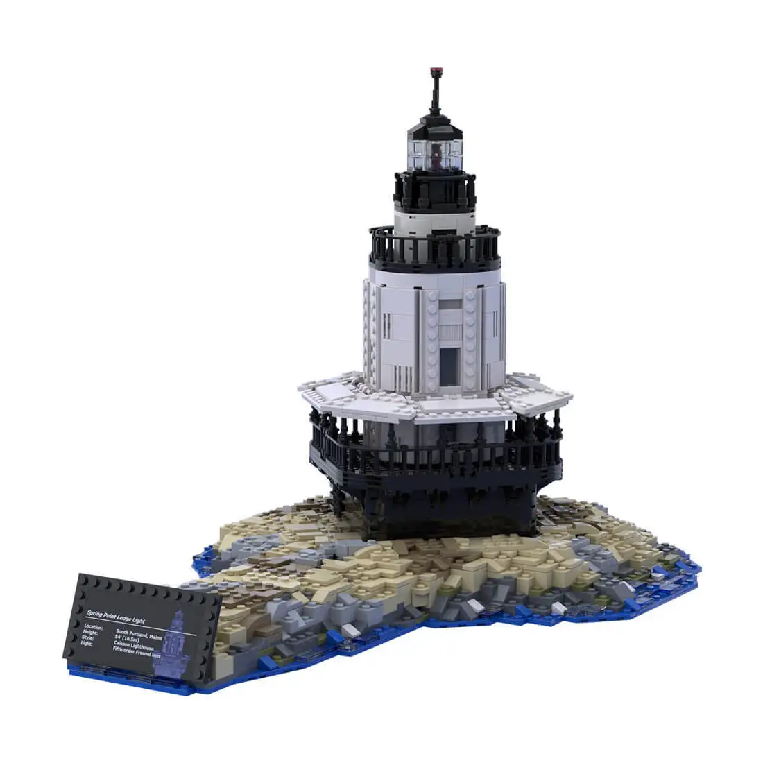 

Custom MOC-124429 Street Scene Theme Beacon Building Blocks (2161+ Parts)