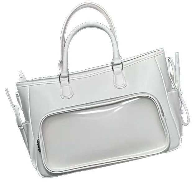 

Новинка 2024 года, большая сумка для пригородных поездок на работу, сумка для боли в два обмана, сумка для скрытой лампы с поддержкой звезды, сумка-тоут на одно плечо