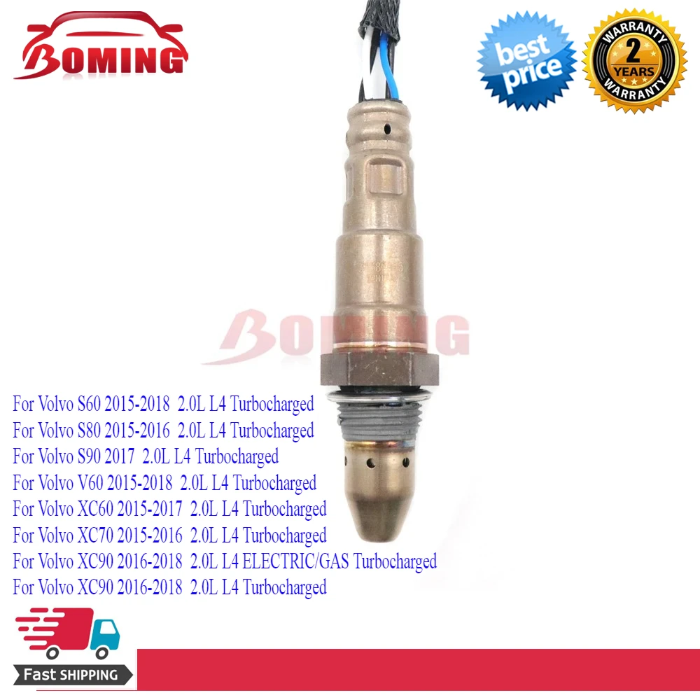 

Автомобильный соотношение воздуха и топлива O2, кислородный лямбда-зонд 31380995 для Volvo S60 S80 S90 V60 XC60 XC70 XC90 XC90 2015-2018 234-9160