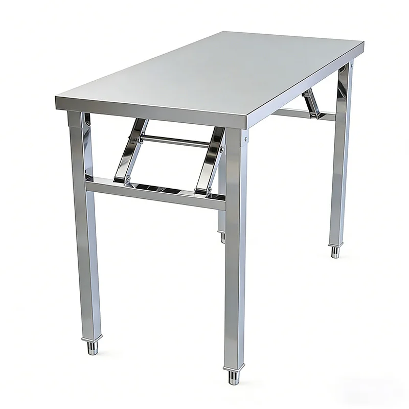 Manufacturer Direct Sale 304 Stainless Steel Folding Table
