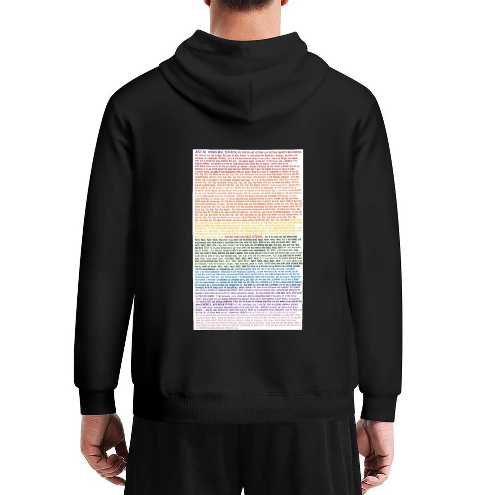 

Entire Tiki Room Script Long Hoodie anime clothes hooded shirt fashion men blouse new in hoodies & sweatshirts