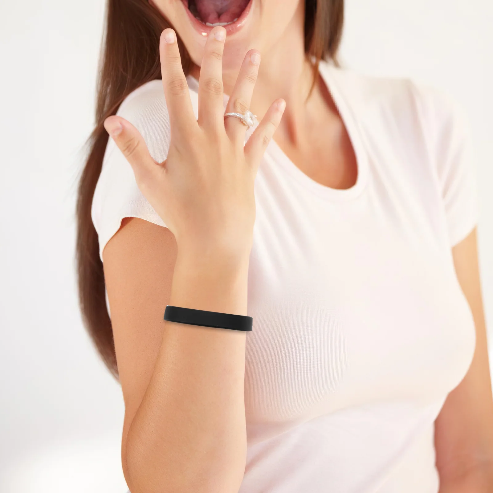 50 Stück leere Silikon-Armbänder, wasserdicht, weich, elastisch, für Männer, Frauen, Kinder, Partygeschenke, Team-Identifikation, Schule