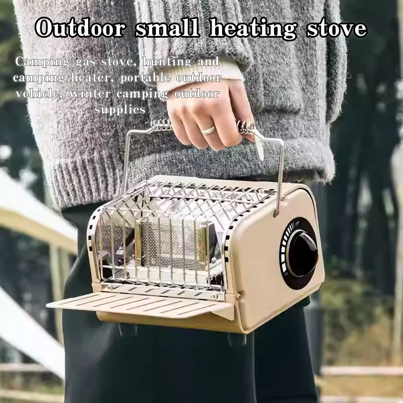 في الهواء الطلق موقد تسخين صغير التخييم موقد غاز الصيد التخييم سخان في الهواء الطلق المحمولة سيارة 2025 الشتاء التخييم لوازم في الهواء الطلق #1