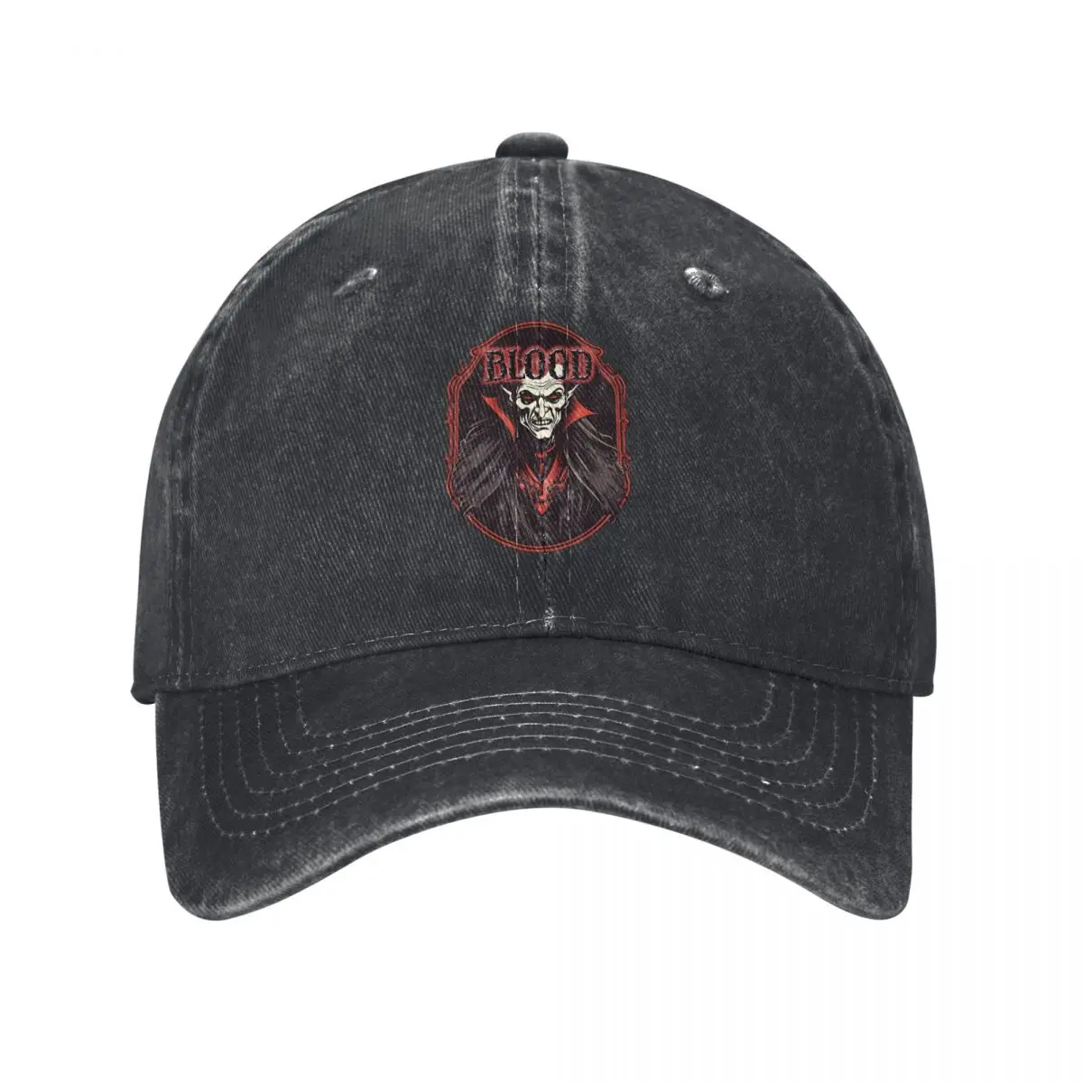 Pure Color Dad Hats BLOOD,Vampire Women's Hat Sun Visor Baseball Caps Blood Of The Vampire Peaked Cap