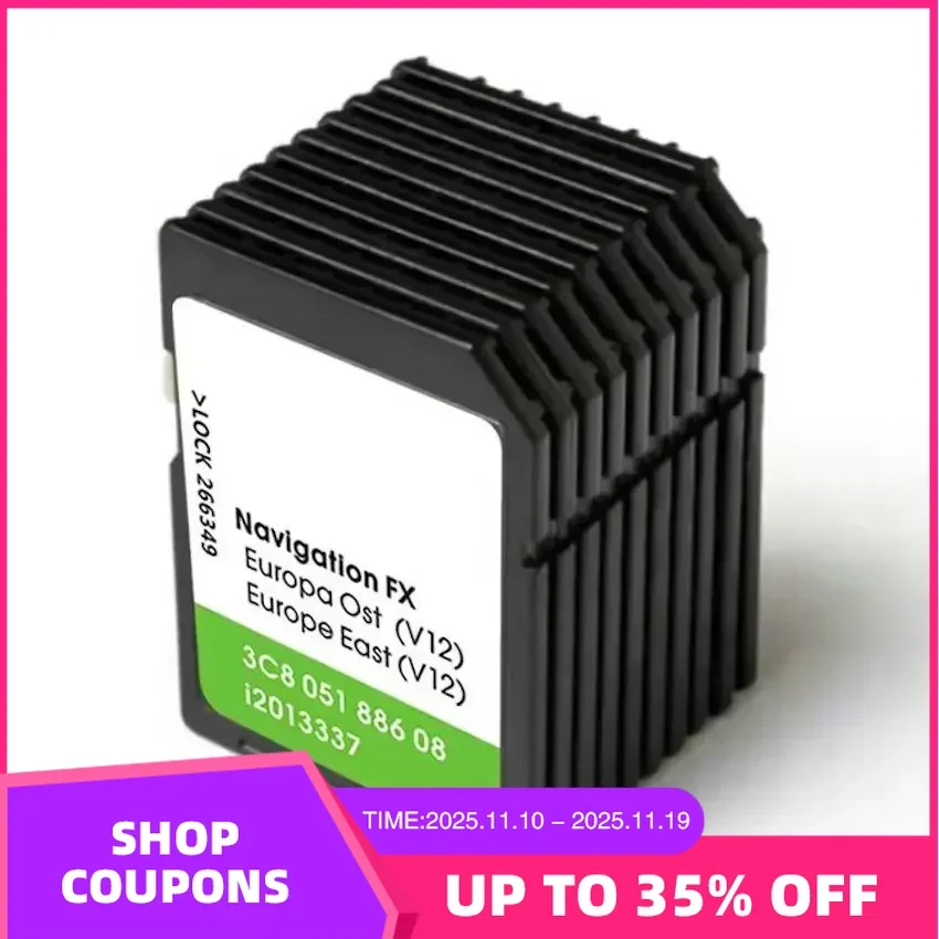 

Navigation FX East OST Europe V12 2020 SD Card for VW RNS 310 Seat Skoda Amundsen