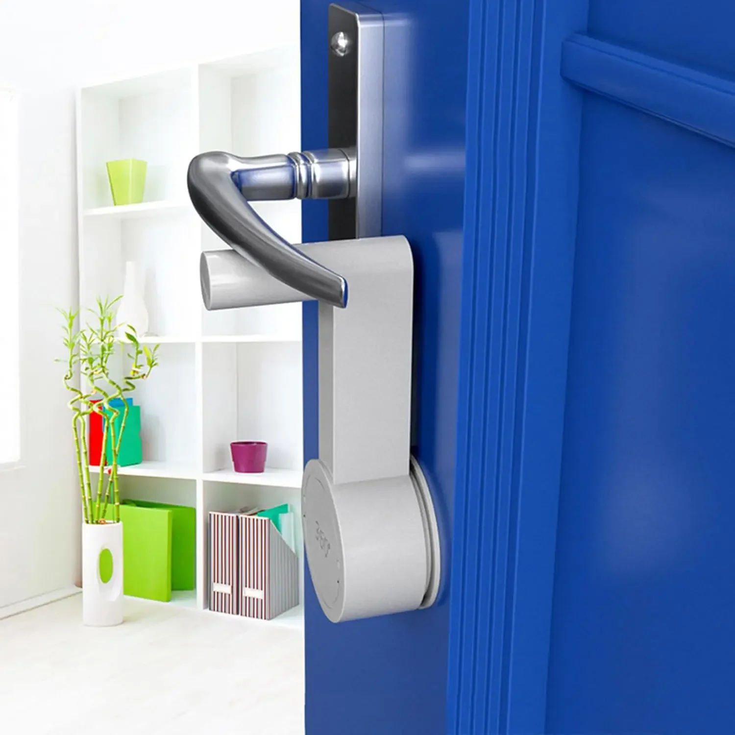 Замок для дверной ручки с защитой от детей, простой в установке, замок с защитой от открытия, замок для дверной ручки для комнаты для домашних животных, устройство для защиты детей