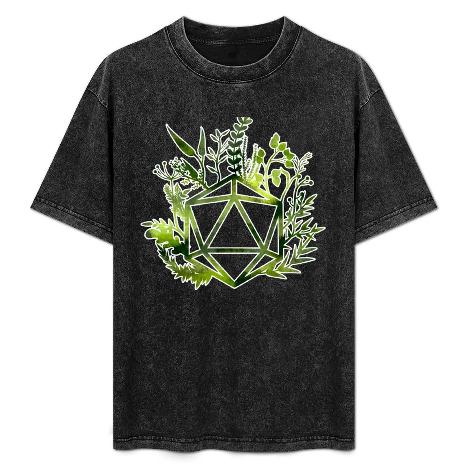 

Dice and Plants T-Shirt Big Size Simple T-Shirt