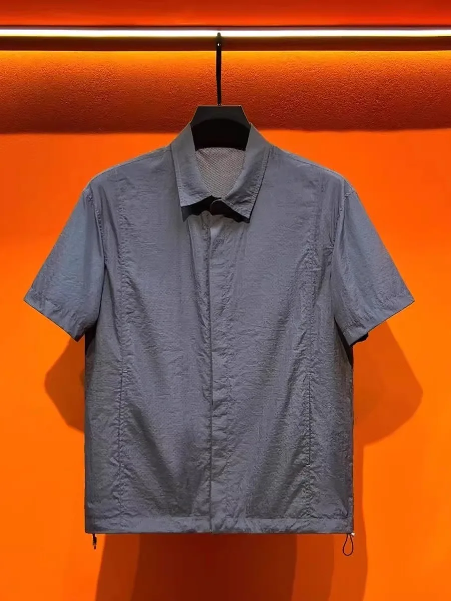 

Men's plus Size 300 Pou Luxury Busin ort Sve irt Summer Faion Casual Lightweight Loose f Sve irt