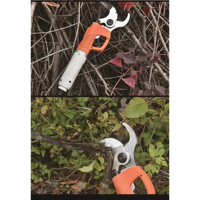 Tijeras de podar eléctricas inalámbricas y cómodas para jardín, ramas de árboles frutales, 4,5 cm