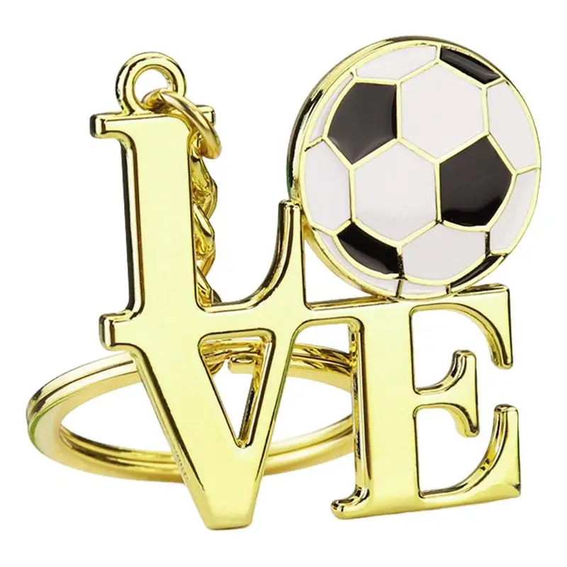 Football Game Souvenirs Soccer Keychain Football Keychain Man Keychain For Football Lovers Gift Keyring