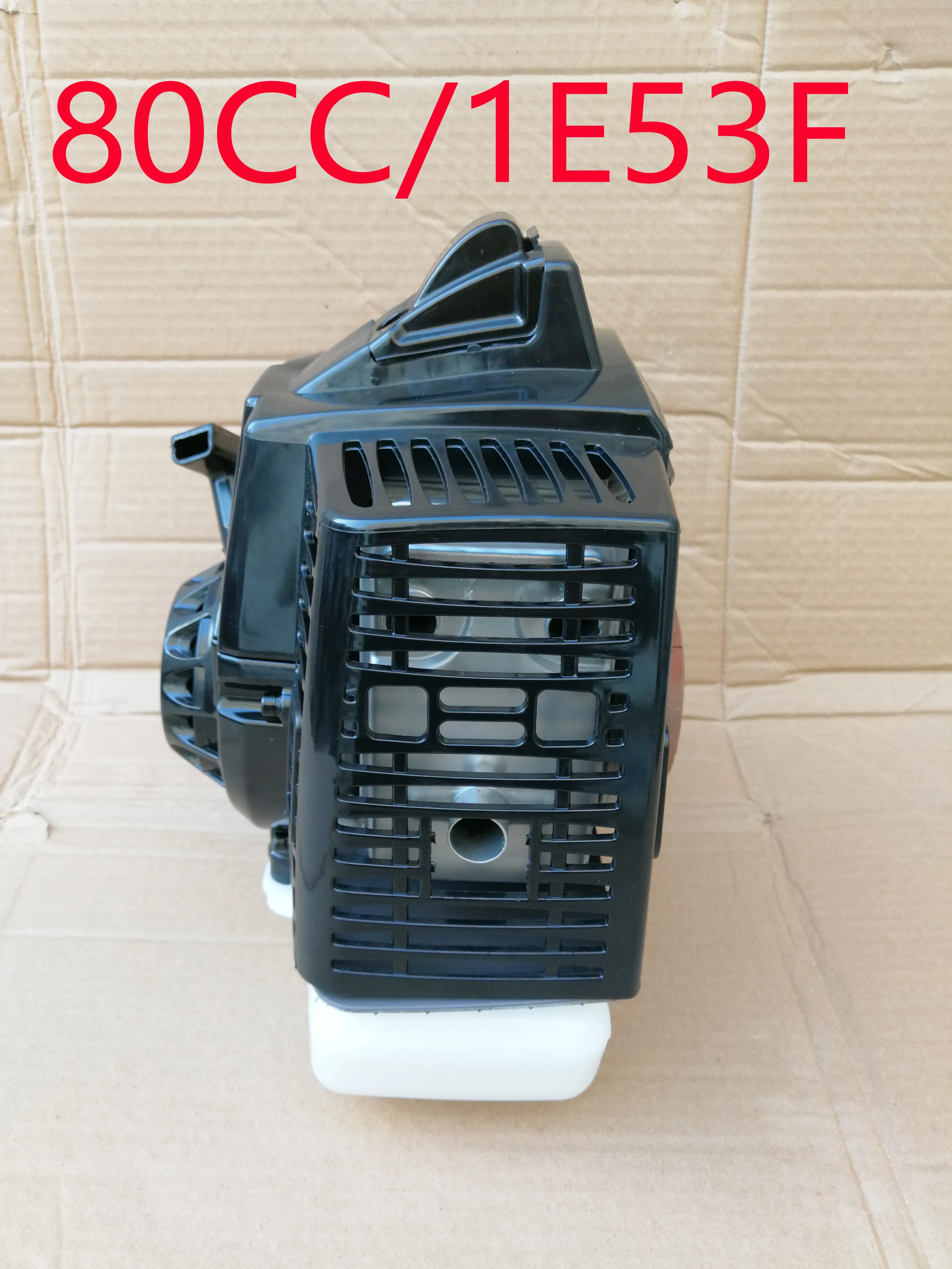 Imagem -02 - Preta 1e53f Motor a Gasolina Terra Broca Cortador de Escova Goped Scooter Motor de Popa 53 mm Cilindro Pistão 80cc Cor
