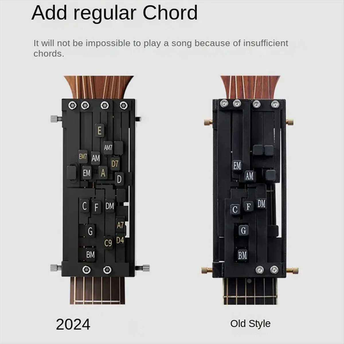 

(AD10) Тренажер для аккордов, вспомогательное устройство для гитары, для фолк-гитары и вокала, для отработки аккордов, новый, черный