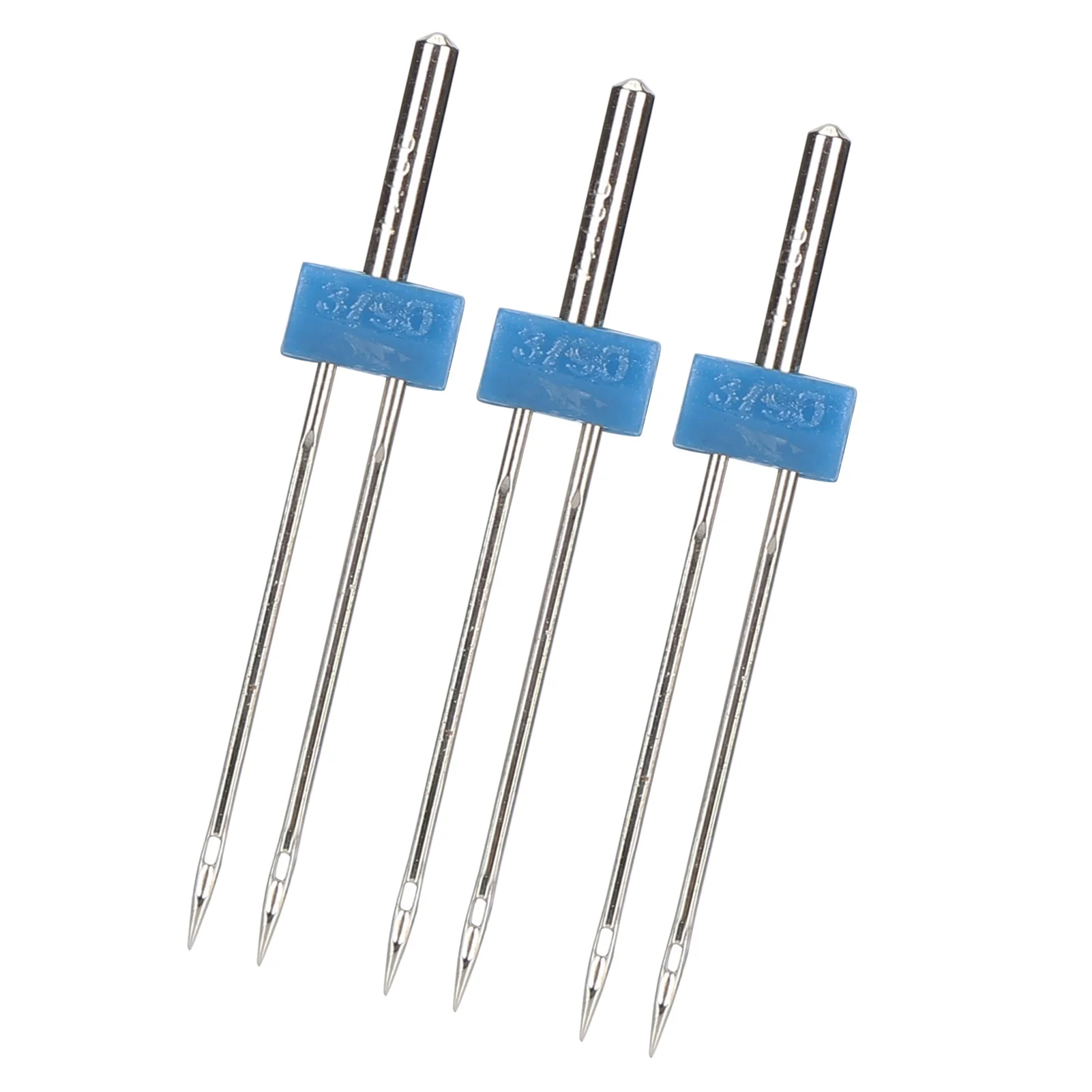 3Pcs Double Needles Pins Stainless Steel Threading and Hooking Stitches Sewing Accessories3mm‑3Pcs/Bag