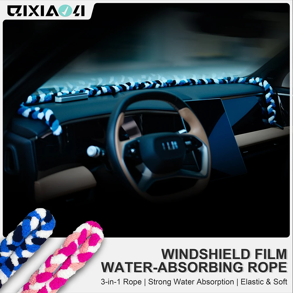 

Водопоглощающая веревка QILI для лобового стекла и ткань из микрофибры | Профессиональные инструменты для очистки солнечной пленки для автоматического тонирования