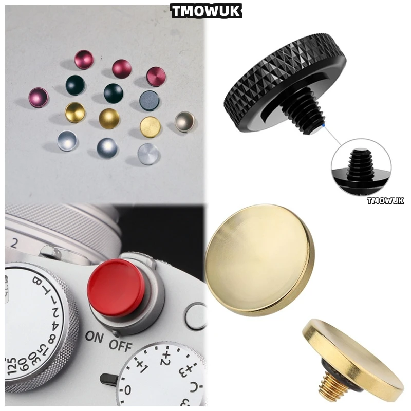 

For Fujifilm XT1 XT2 XT30II XE1 XE4 X10 X20 X30 STX2 Sleek Camera Button, Aluminum Finish, Easy Installation.