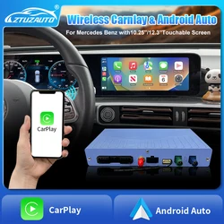 2025 Wireless CarPlay Android Auto For Mercedes Benz A B C E CLS CLA GLA GLB Class NTG6.0 2019-2023 With Mirror Link Airplay
