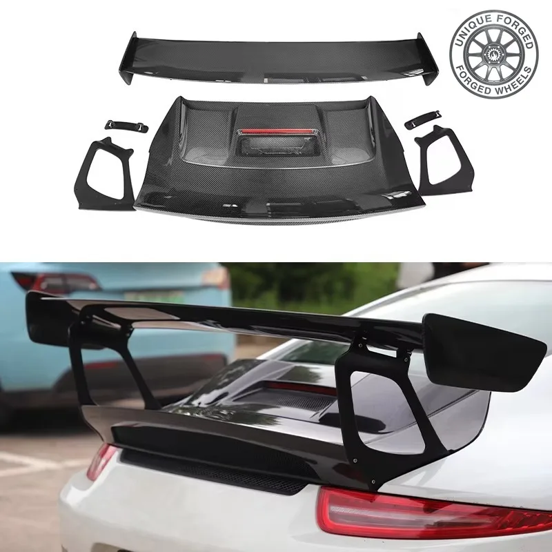 26 Style 2011-2018 Car Upgrade Sport Dry Carbon Fiber Tailgate Decorative Panel New Condition Fit Suitable For 911 991