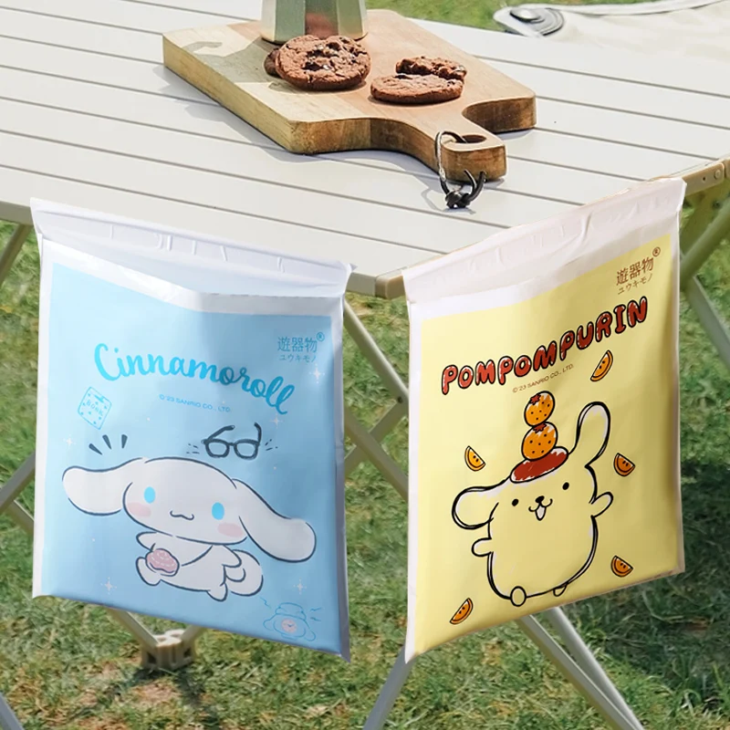 Cinnamoroll Kawaii Sanrio Camping Dedicated Garbage Bags Pochacco Cartoon Airsickness Bag Paste Without Marks Anime Toys Girls