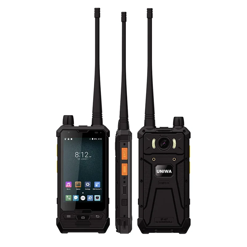 4.7 Inch Screen IP68 Waterproof Android Rugged Smartphone with UHF Radios VHF Walkie Talkie walkie-talkie