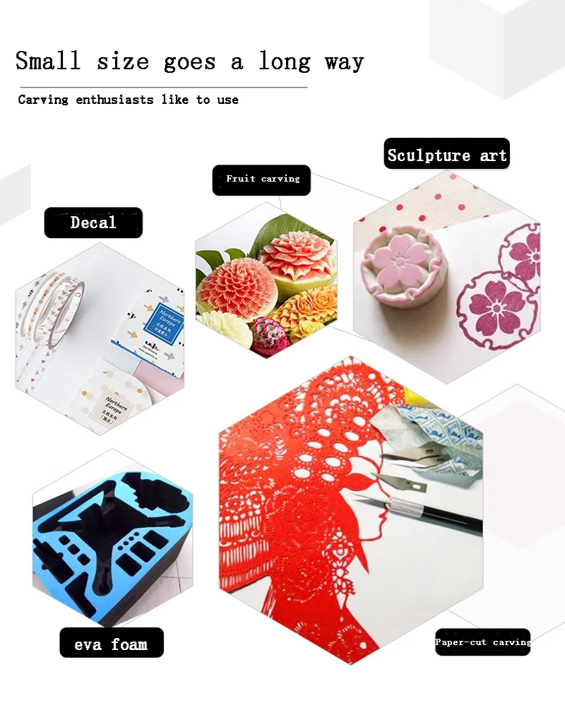 Metal Scalpel Knife Tools Non-Slip Knife Blades Engraving Knife Mobile Phone Film Paper Cut Carving Tools
