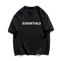 2025 100% Cotton Casual Oversized Men's T-shirt Streetwear Monogram Print Line Designer T-shirt Harajuku Short Sleeve Top