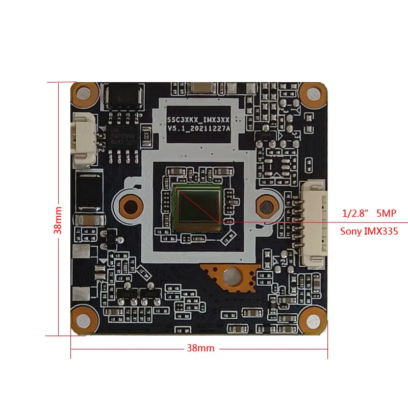 IMA50L12 IP Camera Sony IMX335 Sensor Ultra Low-illumination HD Network Camera Module 5MP 2592X1944 30FPS IP camera module