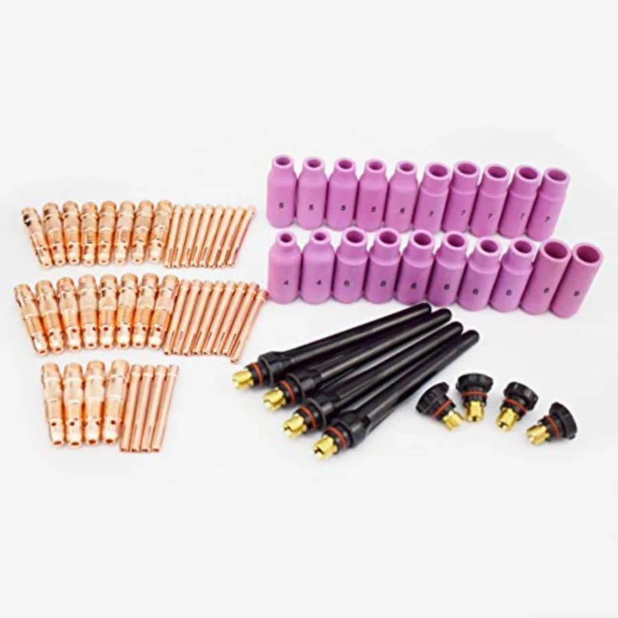 

68pcs TIG Torch Consumables Accessories KIT for TIG Welding Torch PTA DB SR WP 17 18 26