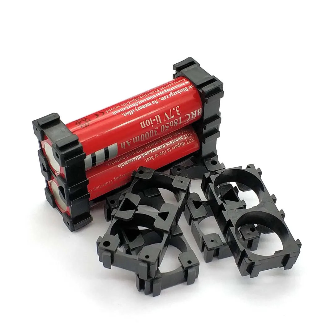 防振電池スタンド,リチウム電池スタンド,プラスチックサポート,2s 18650,1*2 18650