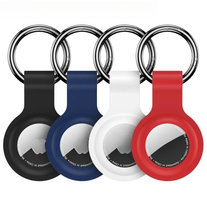1 Pack Silicone Itag Case for Airtags with Keychain, Protective Cover for Airtag Key , Pet Dog Cat Collar, Accessories