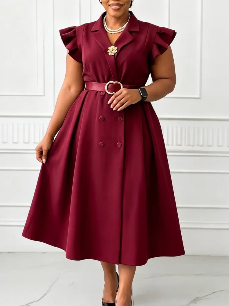 

African Dresses For Women Elegant Polyester Muslim Fashion Abayas Dashiki Robe Kaftan Long Midi Dress Turkish Africa 2026 New